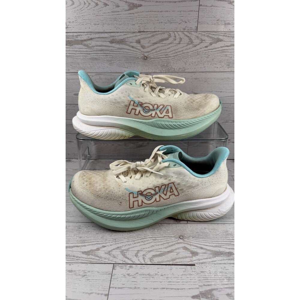 Hoka One One Mach 6 1147810 FTRS White 8B Women's Sneakers Running Shoes #515